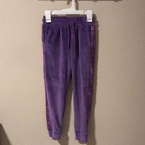 Purple Kids Jogger Pants